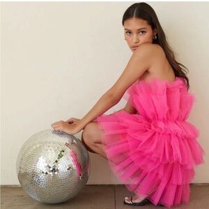 Vibrant Pink Tulle dress
